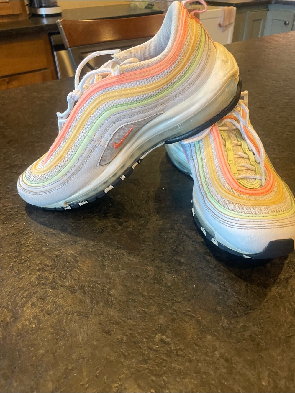 Nike air max 97 essential - white melon mint volt